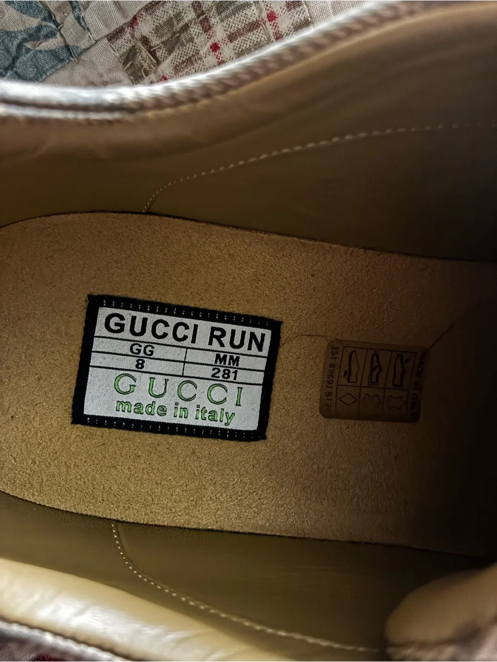 Gucci Brown Monogram Low-Top Sneakers